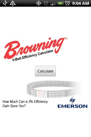 V-Belt Efficiency Calculator截图1