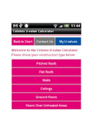 Celotex U-value Calculator截图4