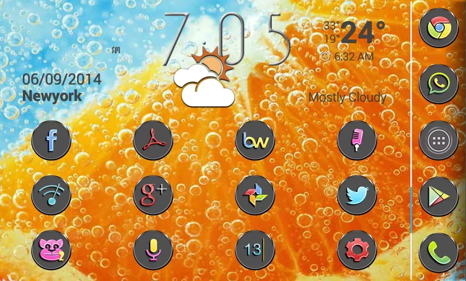 Hoop Lite Icon Pack Apex Nova截图2