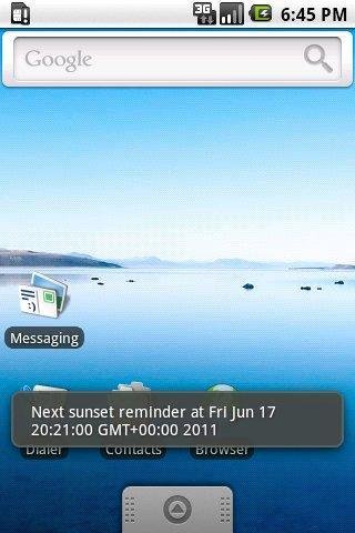 日落提醒截图1
