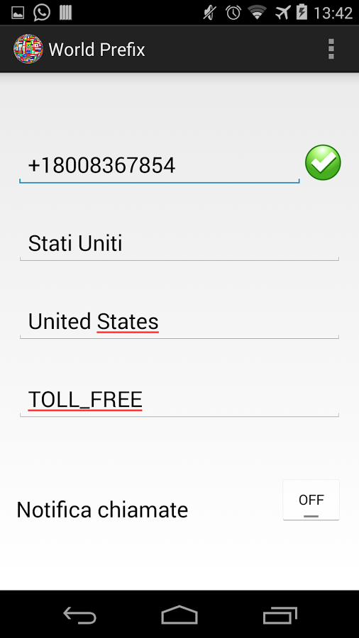 Worldwide Area Codes FREE截图2
