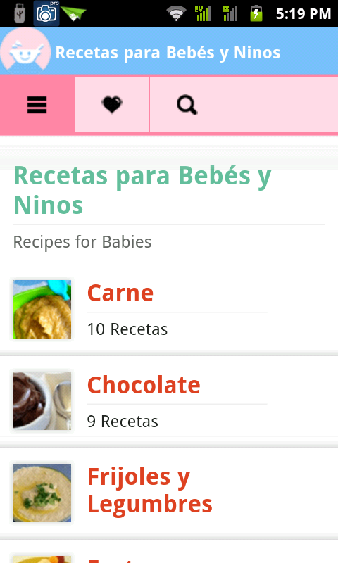 Recetas para Bebes y Ninos截图4