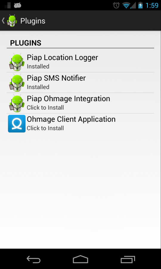 PiaP Ohmage Integration截图2