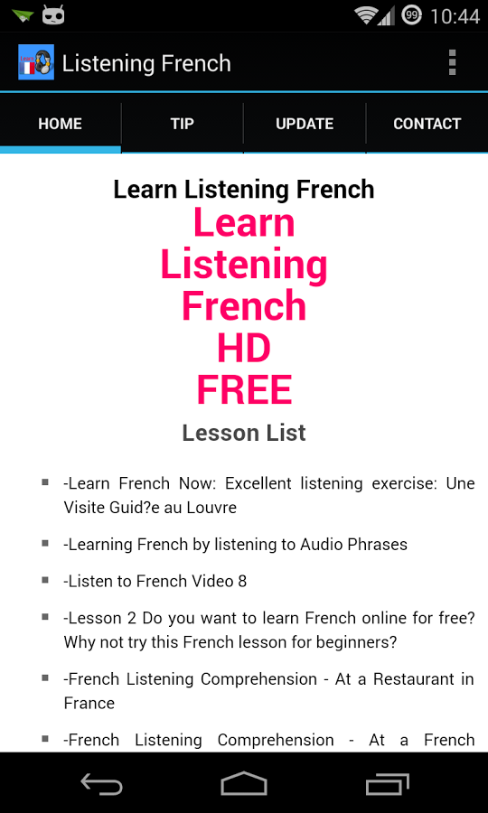 Learn Listening French截图2
