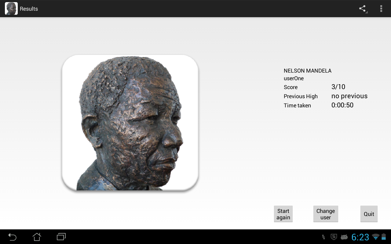 Nelson Mandela Quiz截图5