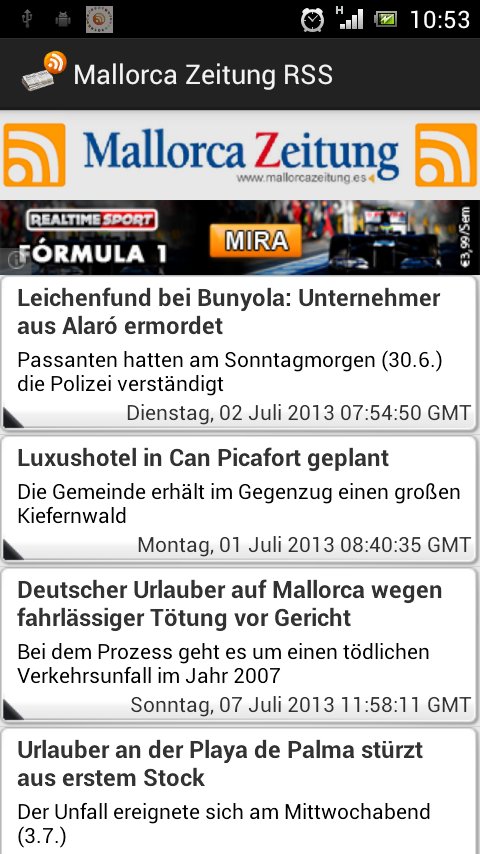 Mallorca Zeitung RSS截图2