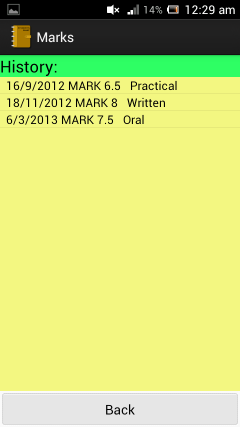 School Mark Diary Manager截图5