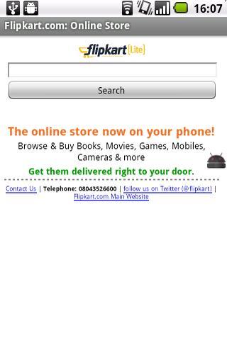 Flipkart India Browser截图2