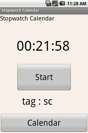 Stopwatch Calendar截图1