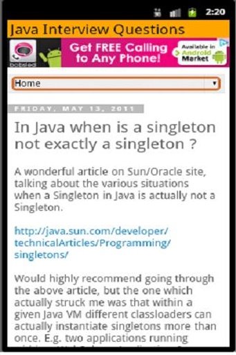 Java Interview Question截图1