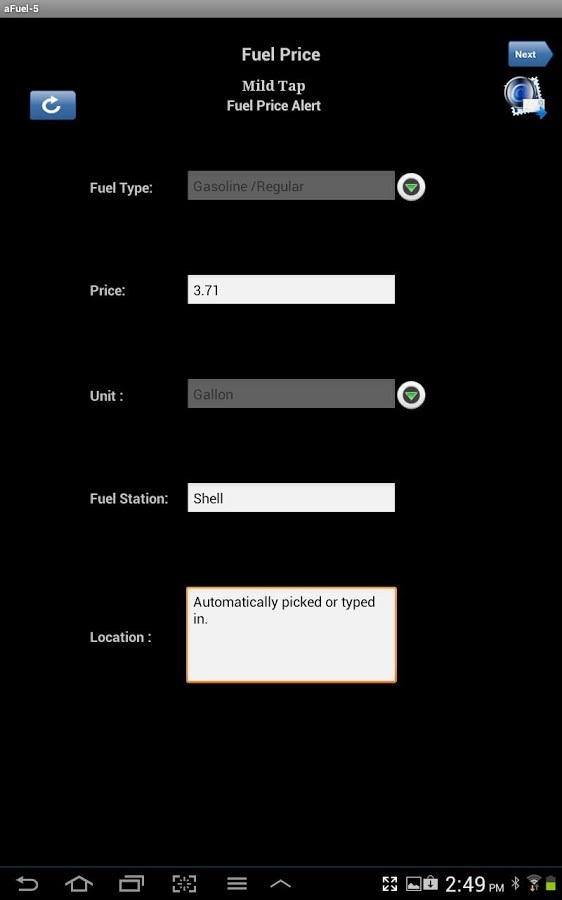 Mild Tap Fuel Price Aler...截图2