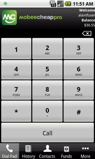 mobeecheapPro - VoIP Dialer截图3