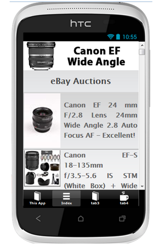 Canon EF Wide Angle Lens...截图1