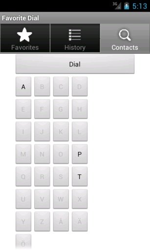 Favorite Dial Demo截图1