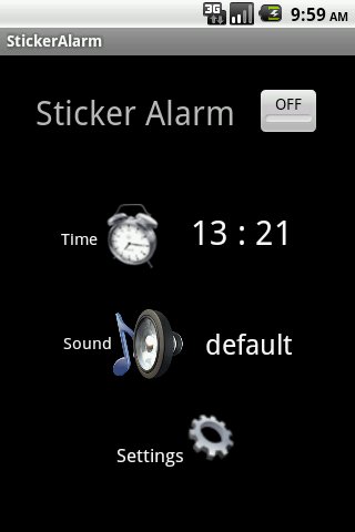 Sticker Alarm -never ove...截图2