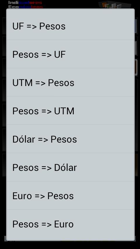 Indicadores Económicos Chile截图3