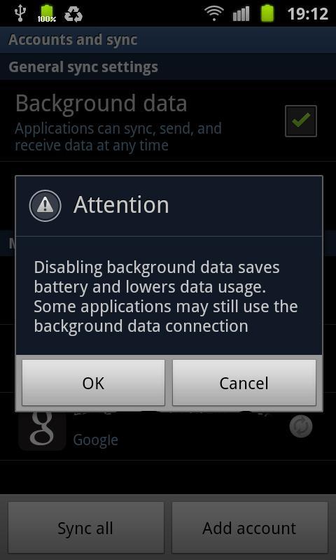 Background Data Control Widget截图4