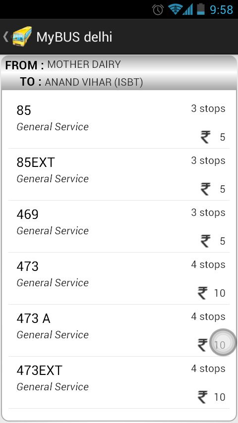 My BUS Delhi (DTC)截图1