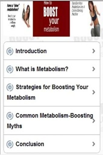 Boost Your Metabolism截图1