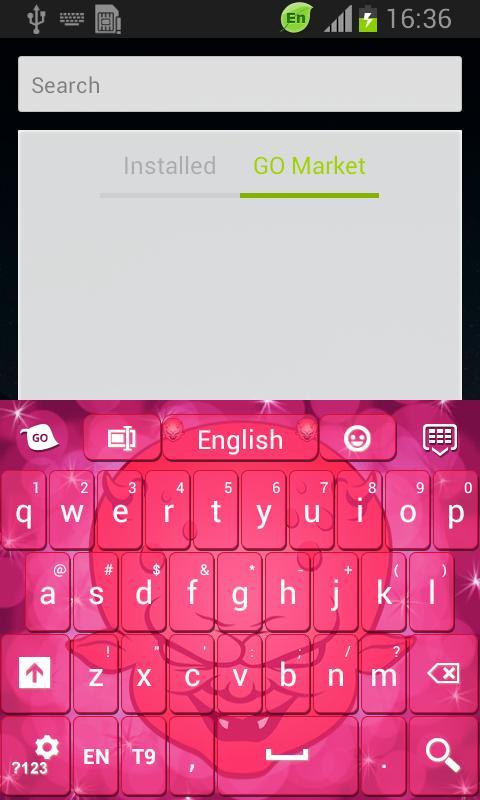 Pink Devilish Keyboard截图3