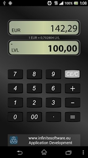 EUR/LVL Calculator截图2