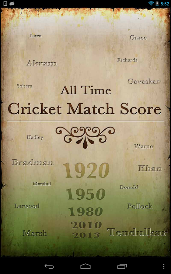 All Time Cricket Match Score截图1