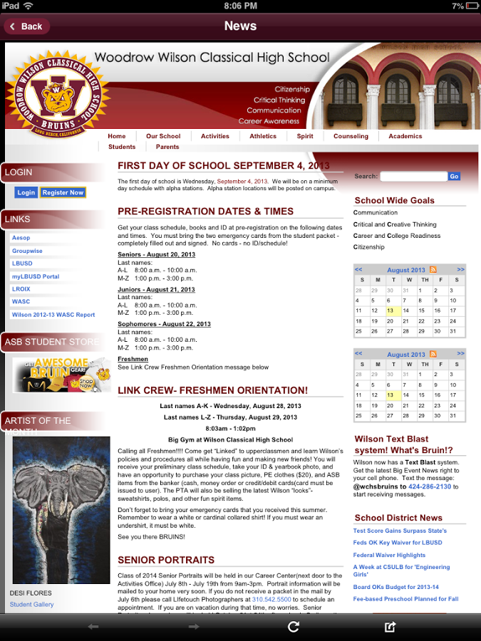 Woodrow Wilson High School截图3