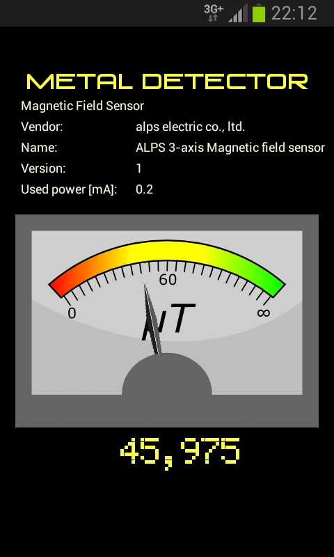 Analog Meter Metal Detec...截图3