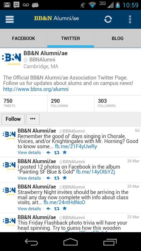 BB&N Alumni/ae Mobile截图4