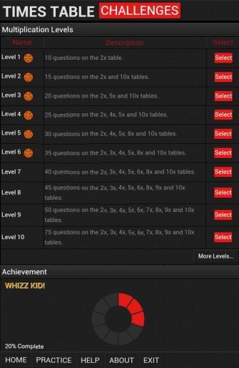 Times Table Challenges截图2