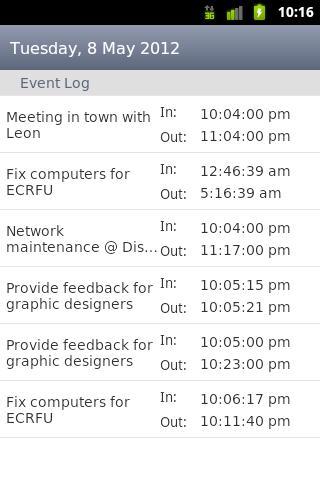 Timesheet Punch In Free截图5