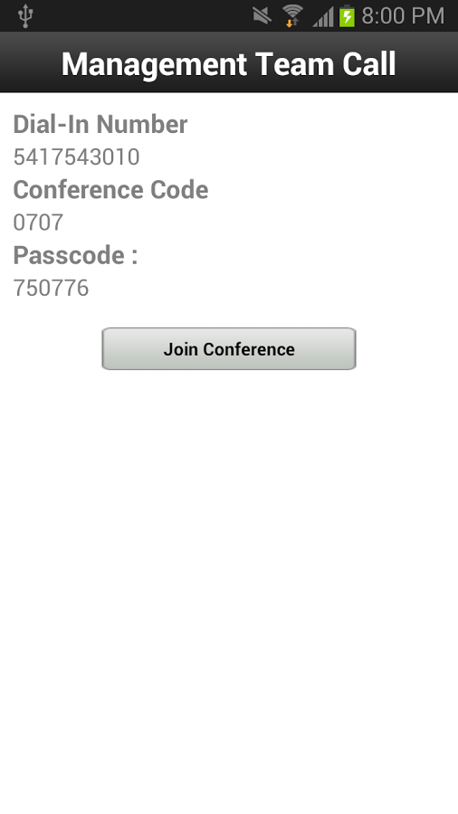 ConferenceIn - Join Meet...截图2