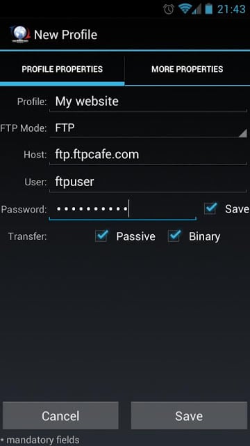 FtpCafe的FTP客户端截图11