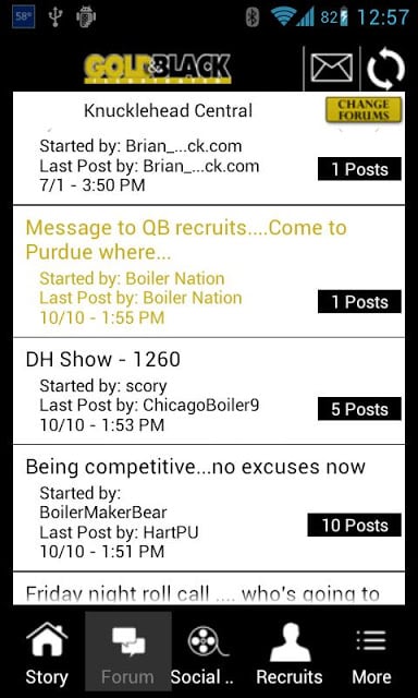GoldandBlack.com Mobile截图2