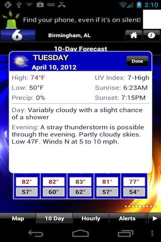 FOX6 WBRC StormWarn Center截图1