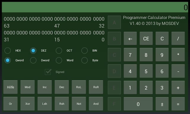 Programmer Calculator截图6