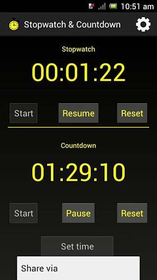 Stopwatch & Countdown截图4