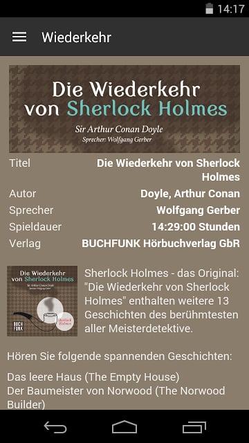 Wiederkehr des Sherlock Holmes截图5