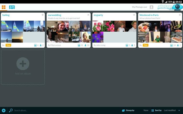 Photago -Multiuser photo album截图9