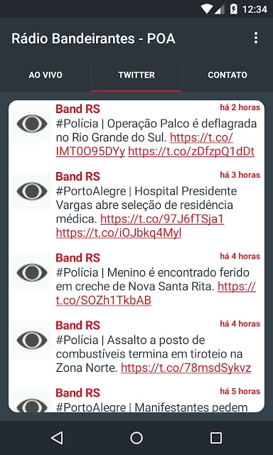 Rádio Bandeirantes - POA截图3