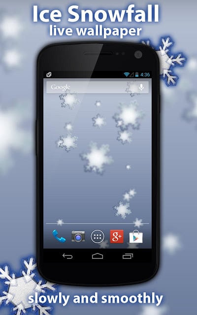 Ice Snowfall Free截图1