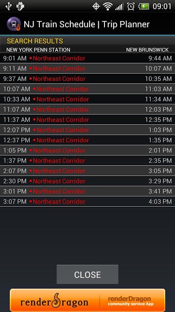 NJ Train Schedule截图5