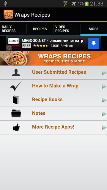 Wraps Recipes截图3