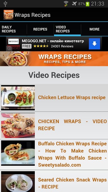 Wraps Recipes截图1