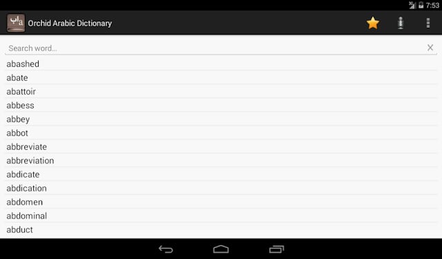 Orchid Arabic Dictionary截图6