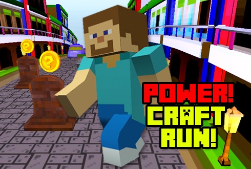 3D Craft Pixel Rush Run截图2