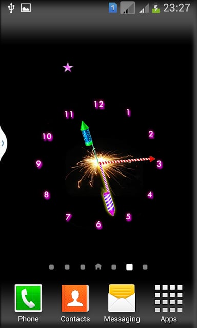 Rocket Diwali Clock截图2