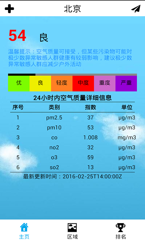 PM2.5监测截图1