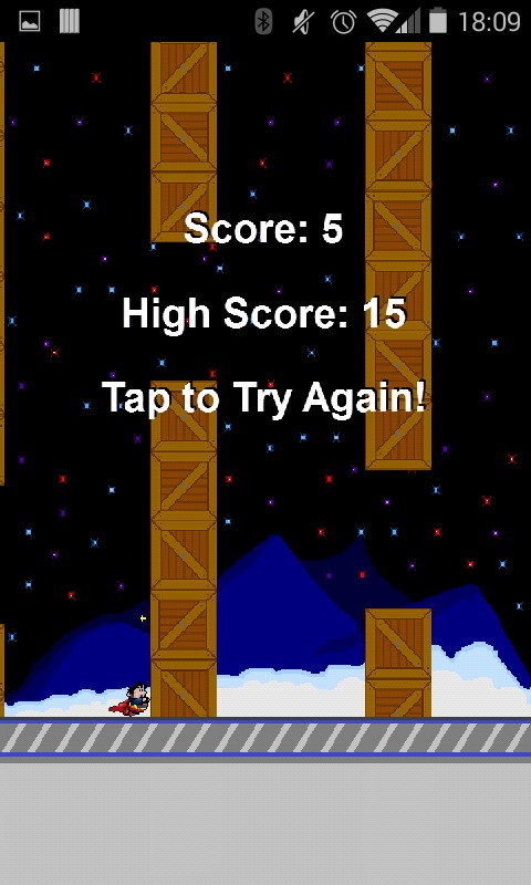 Flappy Super Dude截图4