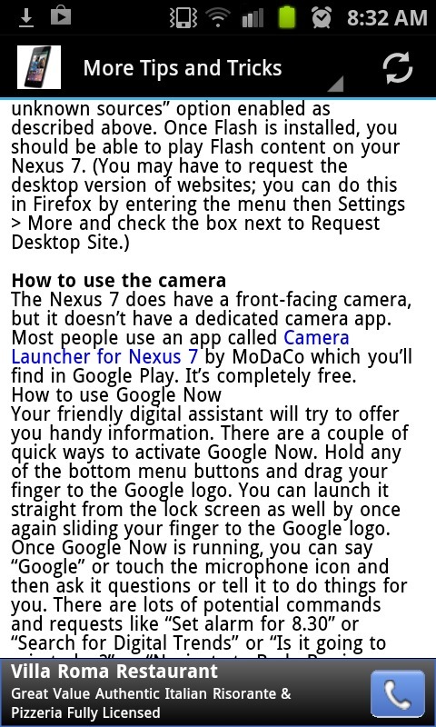 Nexus 7 Tips Tricks截图3